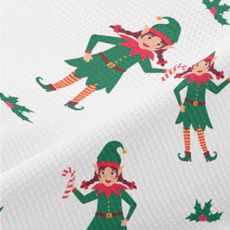 Christmas Helper Elf Piqué