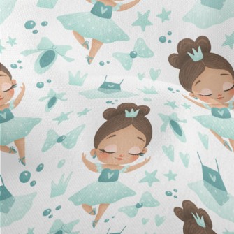 Elegant Ballet Little Girl Lightweight Performance Linen