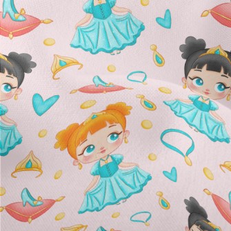 Glass Slipper Girl Princess Lightweight Performance Linen