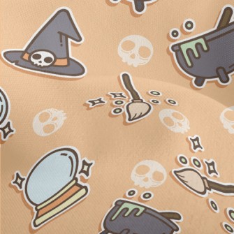 Witch Broom Halloween Lightweight Performance Linen