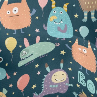Funny Expression Little Monste Lightweight Performance Linen