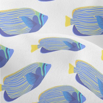 Beautiful Underwater Fish Lightweight Performance Linen