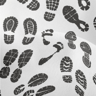 Sports Shoe Prints And Footpri Lightweight Performance Linen