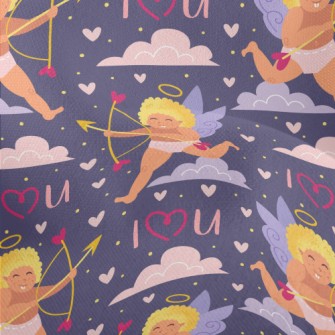Cupid, The Playful God Of Love Lightweight Performance Linen