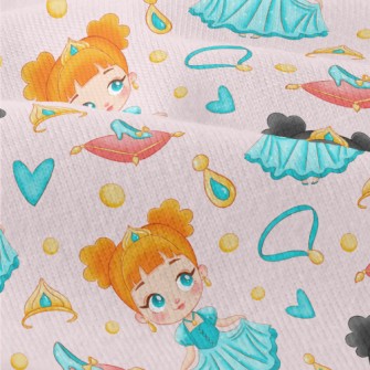 Glass Slipper Girl Princess Modern Jersey