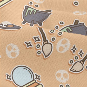 Witch Broom Halloween Modern Jersey