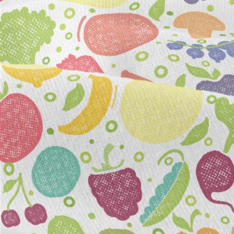 Mesh Colorful Fruits Modern Jersey