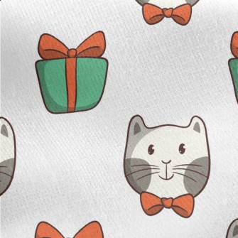 Gentleman Gift Cat Jersey Backed Fleece