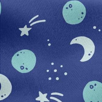Moon And Universe Jersey Backed Fleece