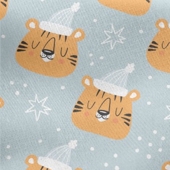 Good Night Sleeping Tiger Jersey Backed Fleece