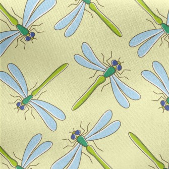 The Wenjing Dragonfly Family Jersey Backed Fleece