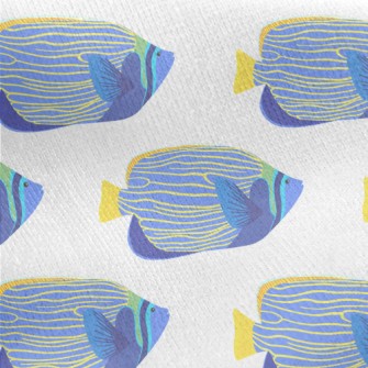 Beautiful Underwater Fish Jersey Backed Fleece