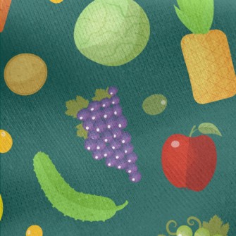 Cabbage And Gherkins Jersey Backed Fleece