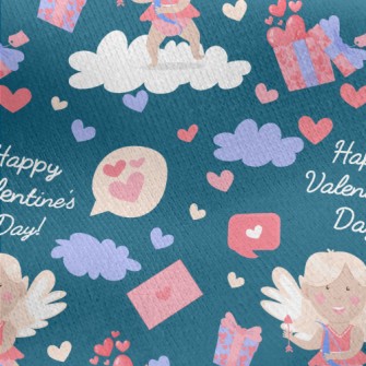 Cupid, The God Of Love, Is On  Jersey Backed Fleece