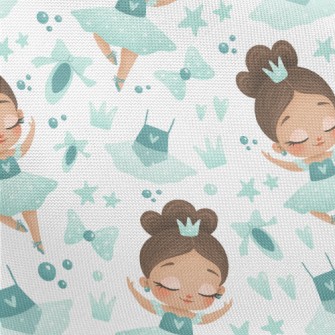 Elegant Ballet Little Girl Pongee