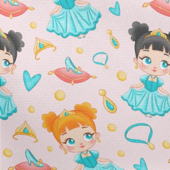 Glass Slipper Girl Princess Pongee