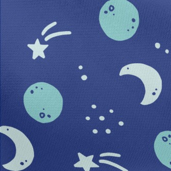 Moon And Universe Pongee