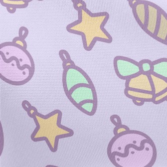 Pink Christmas Tree Pendant Pongee