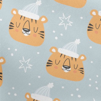 Good Night Sleeping Tiger Pongee