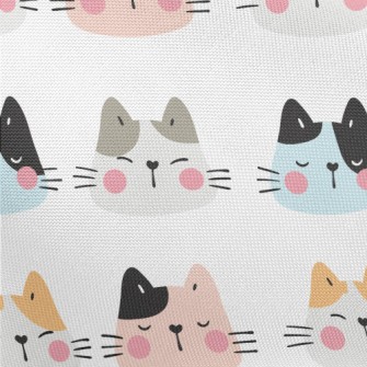 Blushing Big-faced Cat Pongee