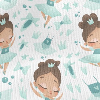 Elegant Ballet Little Girl Stretch Jersey