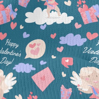 Cupid, The God Of Love, Is On  Stretch Jersey