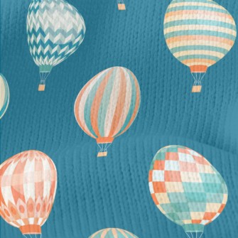 Geometric Simple Hot Air Ballo Stretch Jersey