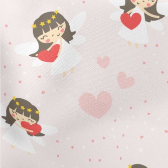Romantic Loving Little Angel Lightweight Cotton Poplin