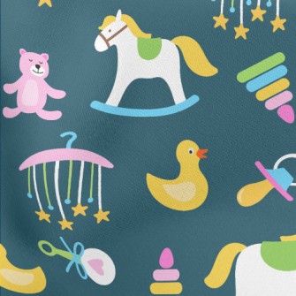 Gentle Soothing Baby Toys Lightweight Cotton Poplin