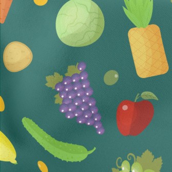 Cabbage And Gherkins Lightweight Cotton Poplin