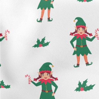 Christmas Helper Elf Lightweight Cotton Poplin