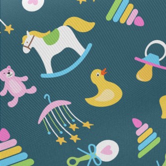 Gentle Soothing Baby Toys Midweight Cotton Poplin