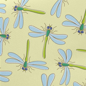 The Wenjing Dragonfly Family Midweight Cotton Poplin