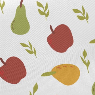 Pear Orange Apple Midweight Cotton Poplin