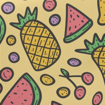 Pineapple Cherry Watermelon Midweight Cotton Poplin