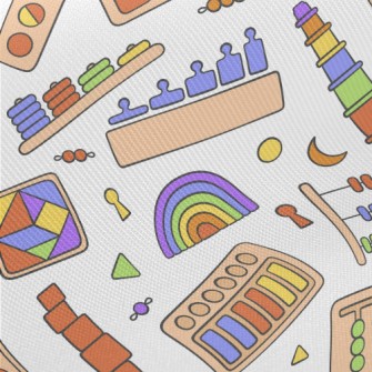 Brainstorming Blocks Midweight Cotton Poplin