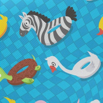 Animal Shaped Swimming Ring Midweight Cotton Poplin