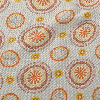 Bright Korean Pattern Birdseye Piqué