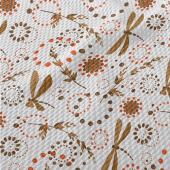 Dragonfly And Branch Birdseye Piqué