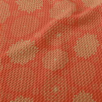 Japanese Style Gorgeous Flower Birdseye Piqué