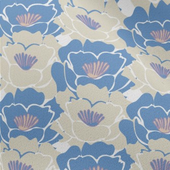 Abstract Lily Pattern Chiffon