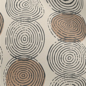 Hand Drawn Circular Pattern Chiffon