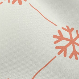 Christmas Snowflakes Chiffon