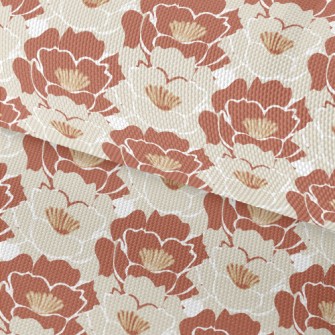 Beautiful Red And White Lily Waterproof Oxford