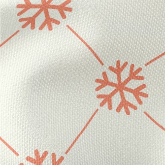 Christmas Snowflakes Waterproof Canvas