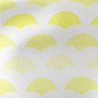Yellow Geometric Semicircle Waterproof Canvas