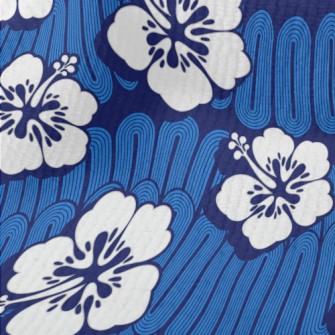 White Hawaiian Flowers Terry