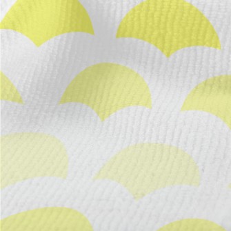 Yellow Geometric Semicircle Terry