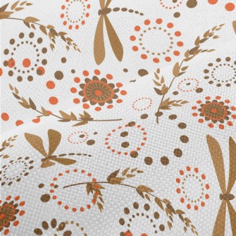 Dragonfly And Branch Performance Linen