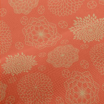 Japanese Style Gorgeous Flower Performance Linen